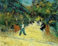 Entrée du jardin public d’Arles Vincent van Gogh
